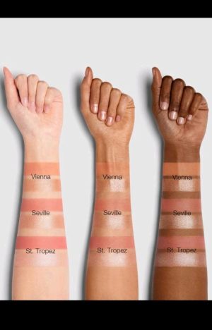 SHEGLAM Glam 101 Hybrid Highlighter & Blush Duo-Seville Blush Highlighter Powder Palette Non-Fading Multi-Use Non-Greasy Shimmer Lightweight Smooth Blusher Winter Pink Rosa Blush - Image 4
