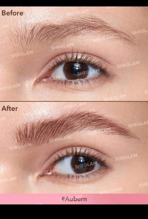 SHEGLAM Brow-Fection Angled Brush & Dip-Auburn - Image 3