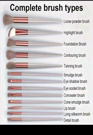13pcs Makeup brush set 13 makeup brush set plus Storage Bags - Image 3