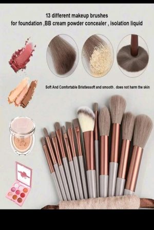 13pcs Makeup brush set 13 makeup brush set plus Storage Bags - Image 4