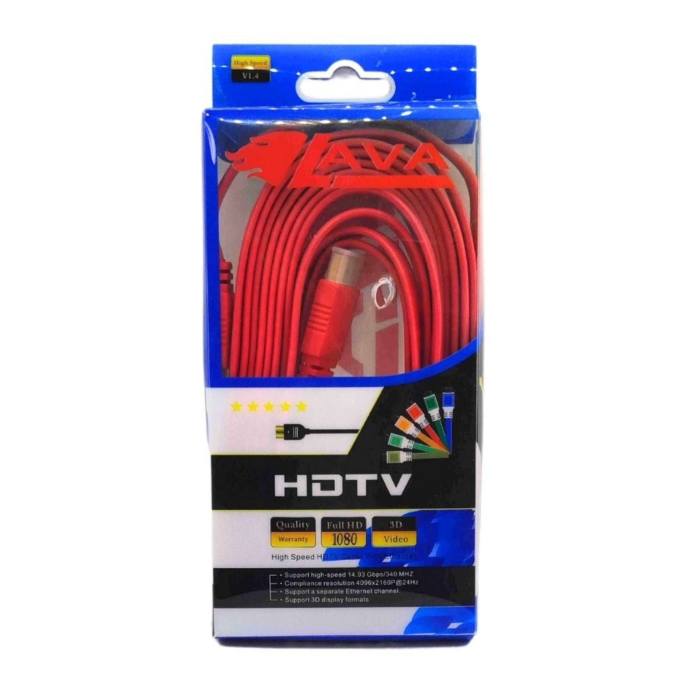 LAVA - Cable HDMI 1080P FULL HD 5M