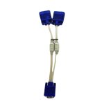 GENERIC - VGA Cable (2 TO 1) VGA Cable, White Color