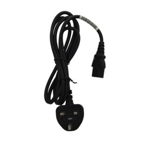 GENERIC - 1.5m ORIGINAL Desktop Power Cable 3 Pin with Fuse