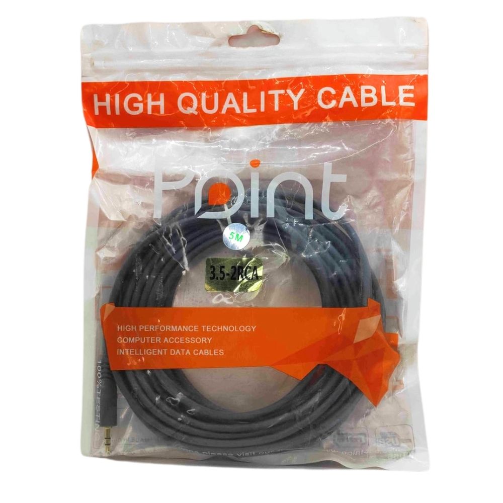 POINT - AUDIO CABLE (2 * 1) 5M