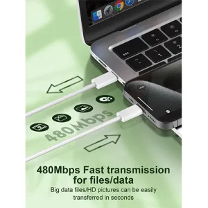 BLITZ - CC65W Type-C Cable | 1M Braided | 65W Fast Charging | iPhone 15/Notebook Compatible | CE Certified | 1-Year Warranty - Image 8