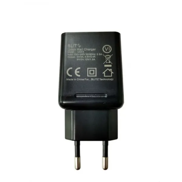 BLITZ - UQC3 Wall Charger | 18W Quick Charge | QC 3.0 | CE Certified | 1-Year Warranty