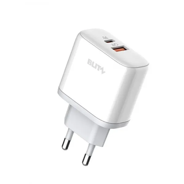 BLITZ - UC45W Wall Charger | 45W GaN Tech | Dual USB-C + USB-A | Fast Charging | CE Certified | 1-Year Warranty