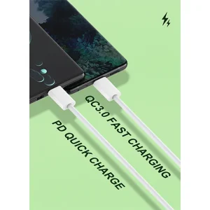 BLITZ - UC25W USB-C Cable | 25W Fast Charging | 1M PVC | CE Certified | 1-Year Warranty - Image 3