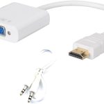 POINT - Cable Adapter HDMI To VGA + Audio 3.5mm