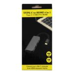 POINT - 4-In-1 Type C Adapter with 4K HDMI Port USB Hub