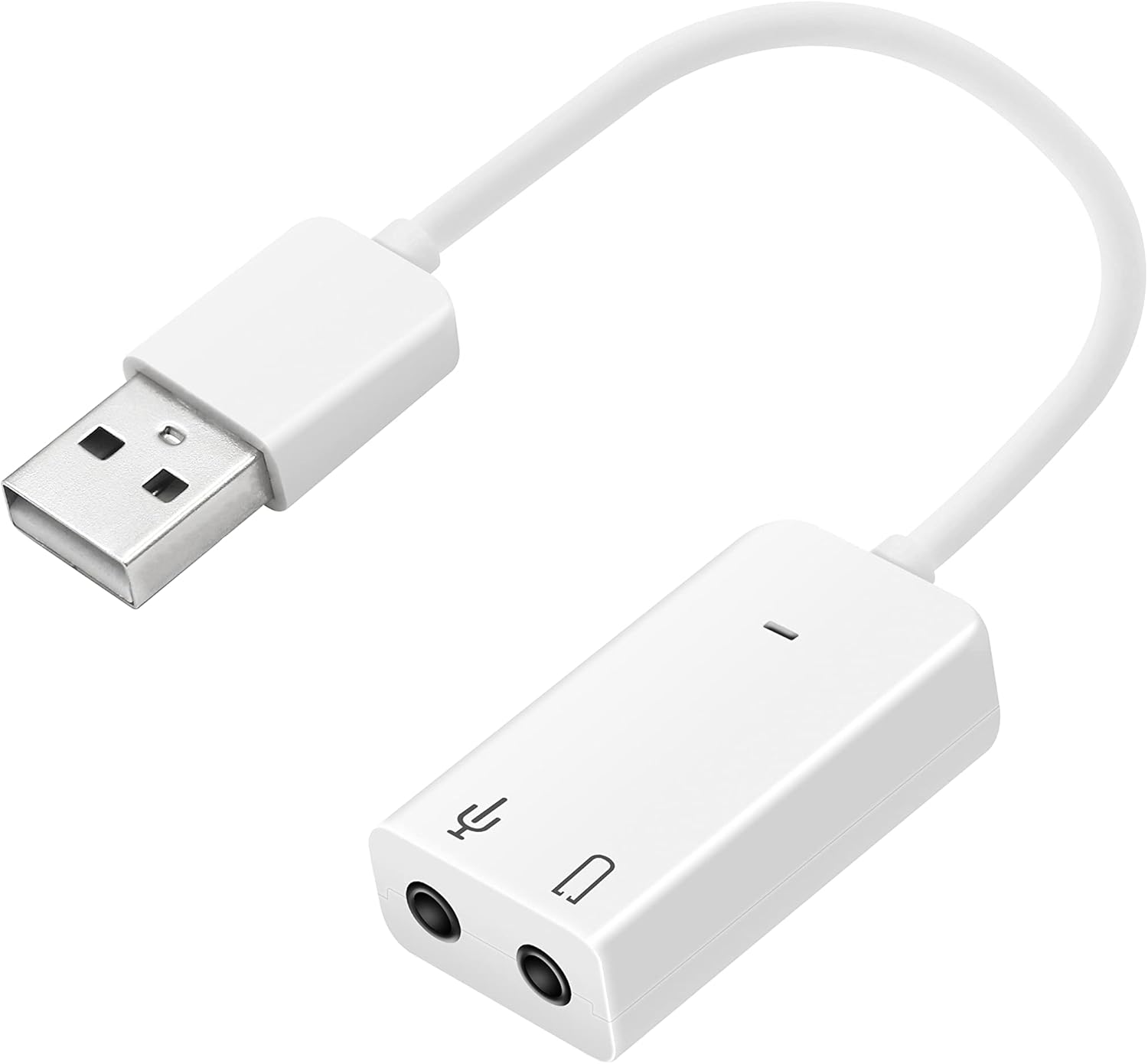 GENERIC -  USB External Sound Card Audio Adapter USB2.0 to 3.5MM Audio Output Microphone Input Converter Plug and Play for Windows/Vista/Win7/Linux/WinCE/Android/Mac