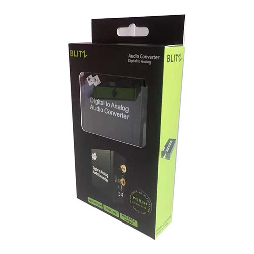 BLITZ - Digital Optical to Analog audio converter adaptor/1Y Replacement