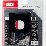 GENERIC - Slim DVD Caddy Rack ( 9.5MM ) For Additional HDD