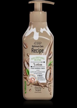 Eva Lotion for Optimal Care with Anti-Aging Blend for Normal Skin - Mocha Scent 370ml
