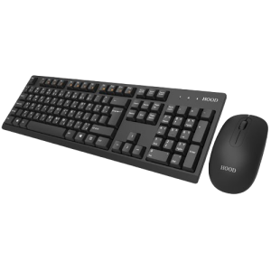 HOOD -  KM80 WireLess keyboard&Mouse/1200 DPI/3D/14 Multimedia Keys/2Y