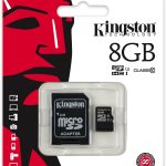Kingston - 8GB Canvas Select Plus Micro SDHC Card With Adapter