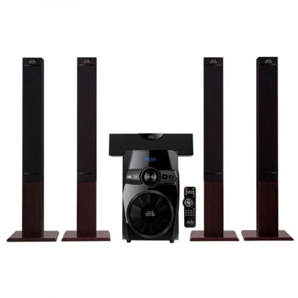 DOB - X5 Plus Home Theatre - 120W RMS, AUX/USB/Bluetooth/SD, ISO 9001 & CE Certified, 3 Years Warranty