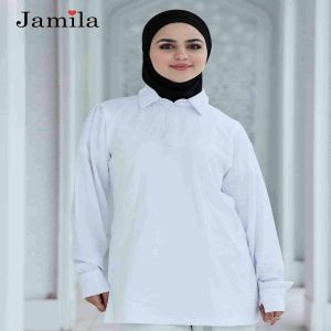JAMILA - Full Chemise Cotton Top - Image 4
