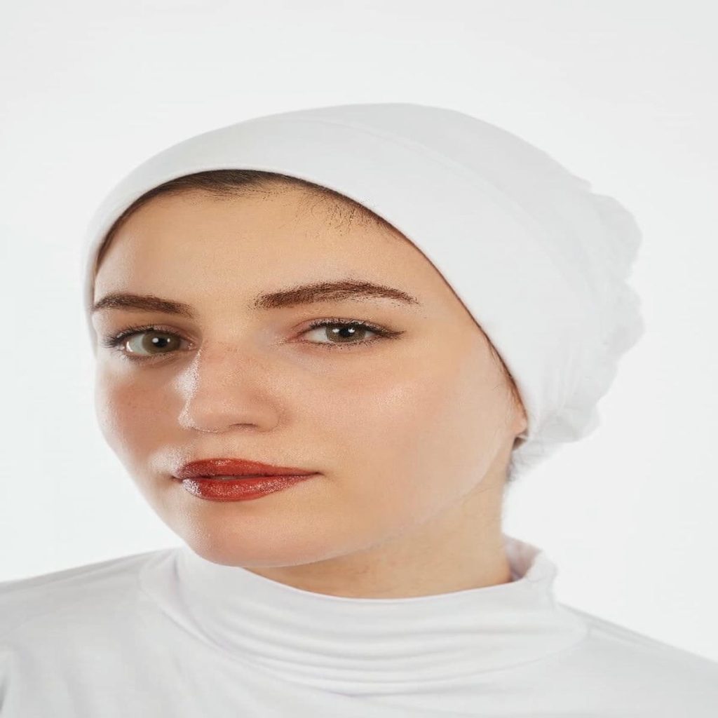 JAMILA - Front Padded Net Bonnet (Breathable)
