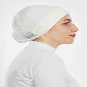 JAMILA - Front Padded Net Bonnet (Breathable) - Image 7