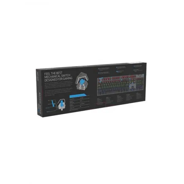 AKUN - GX5800 Full Mechanical Keyboard - MX Blue Switches, 1 Year Warranty