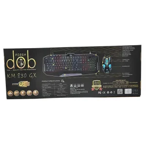 DOB - KM 830 GX Gaming Combo - RGB Keyboard & Mouse, 1 Year Warranty - Image 4