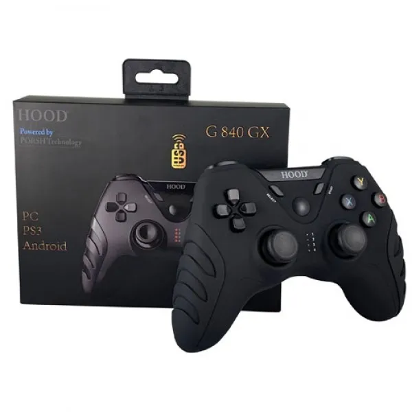 HOOD-  G 840 GX Game Pad - Wireless, PC/PS3/Android, 1 Year Warranty