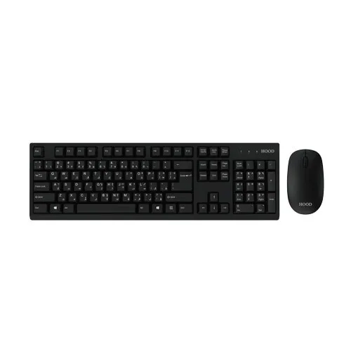 HOOD - KM 280 USB Combo - Keyboard & Mouse, 1000 DPI, 2 Years Warranty