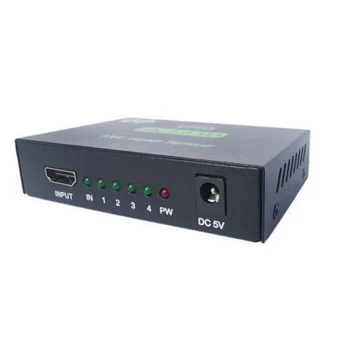 BLITZ - HDMI Splitter 1:4 - 4K Support, 1 Year Warranty