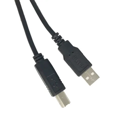 BLITZ - Printer 1.8M Cable - USB A/B, Nickel Plated, 1 Year Warranty
