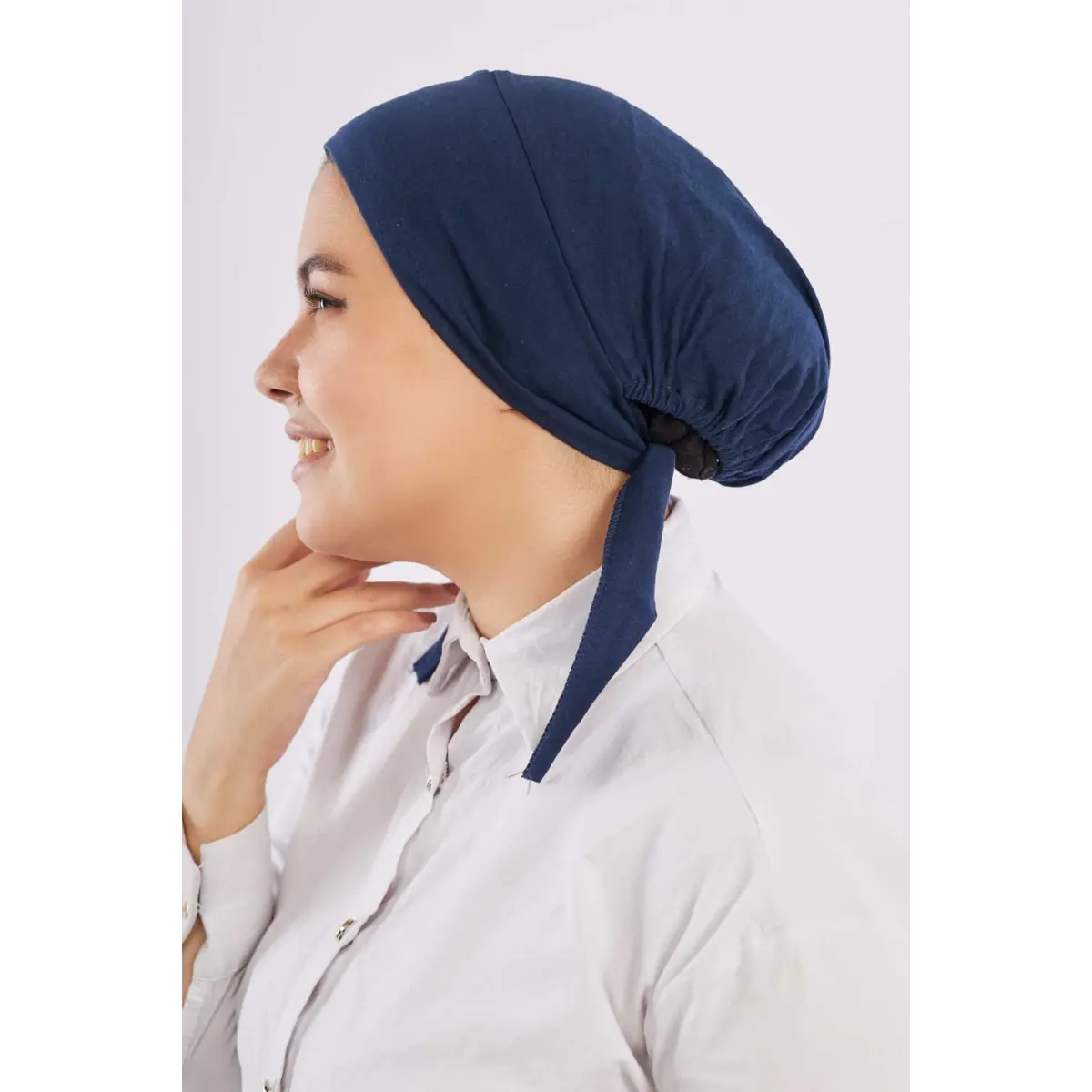 جميلة - بونيه رباط بدون بطانة - Image 2