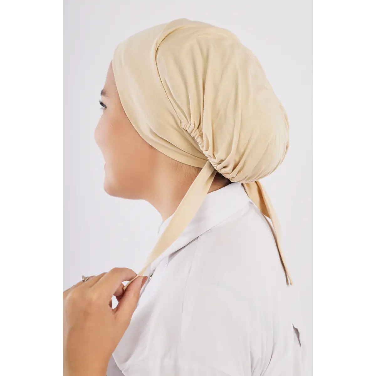 جميلة - بونيه رباط بدون بطانة - Image 5